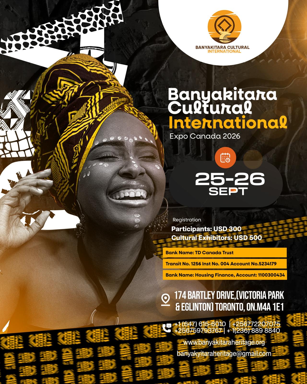 Banyakitara Cultural International Expo Canada 2026